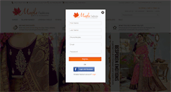 Desktop Screenshot of maplefashions.com