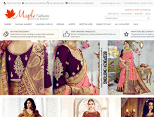 Tablet Screenshot of maplefashions.com
